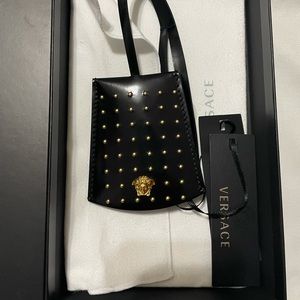 Versace authentic bag charm with key ring
